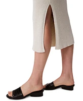 Calvin Klein Jeans Women's Rib-Knit Midi Skirt