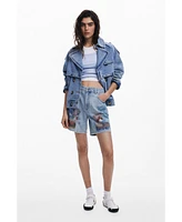 Desigual Women's Double-breasted Tucker jacket