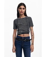 Desigual Women's Striped short-sleeve T-shirt