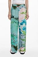Desigual Women's Floral print trousers