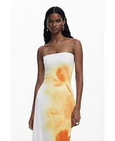 Desigual Women's Floral bandeau dress