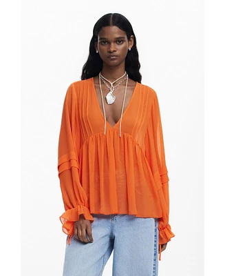 Desigual Women's Layered blouse