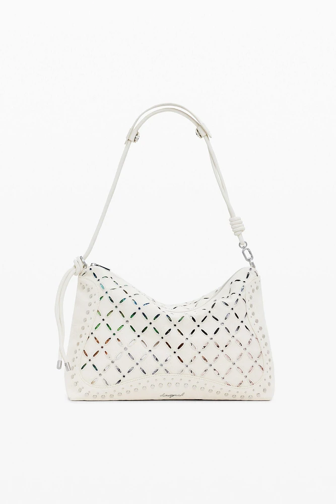Desigual Women's Medium perforated crossbody bag
