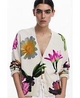 Desigual Women's Floral print cardigan