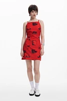 Desigual Women's Postcard short dress