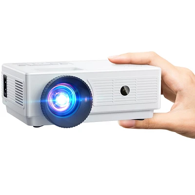 Elephas Mini Projector with 7000 Lux and Full Hd 1080P, Movie Projector Compatible with iOS/Android