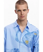 Desigual Men's Long-sleeve pottery shirt