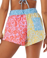 Roxy Juniors' Tapestry Patchwork No Bad Waves Board Shorts