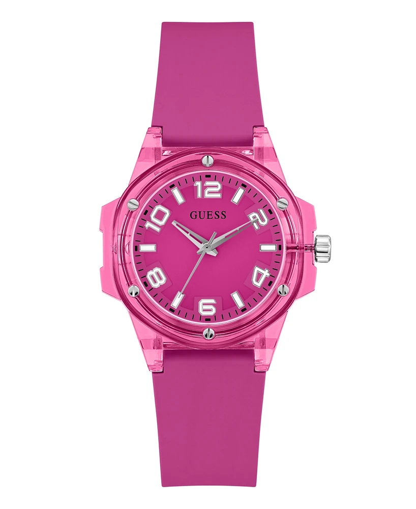 Guess Women's Analog Silicone Watch