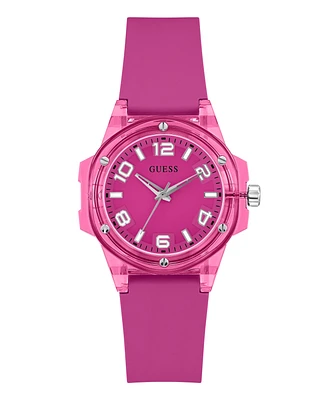 Guess Women's Analog Silicone Watch