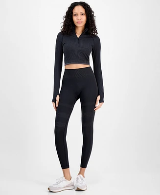 Id Ideology Women's Seamless High-Rise Leggings, Exclusively at Macy's
