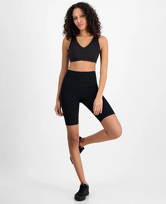 Id Ideology Women's Soft 10.5" Bike Shorts, Exclusively at Macy's