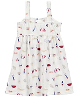 Carter's Toddler Girls 4th Of July Icon Knit Dress