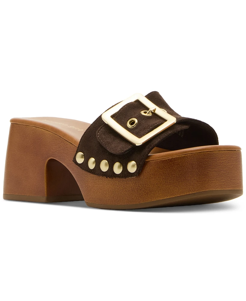 Madden Girl Woodlandd Platform Block-Heel Sandals
