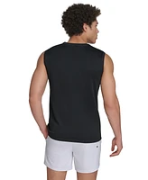 Calvin Klein Men's Logo Sleeveless Swim Rash Guard