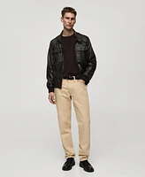 Mango Men's Eu Regular-Fit Bob Jeans