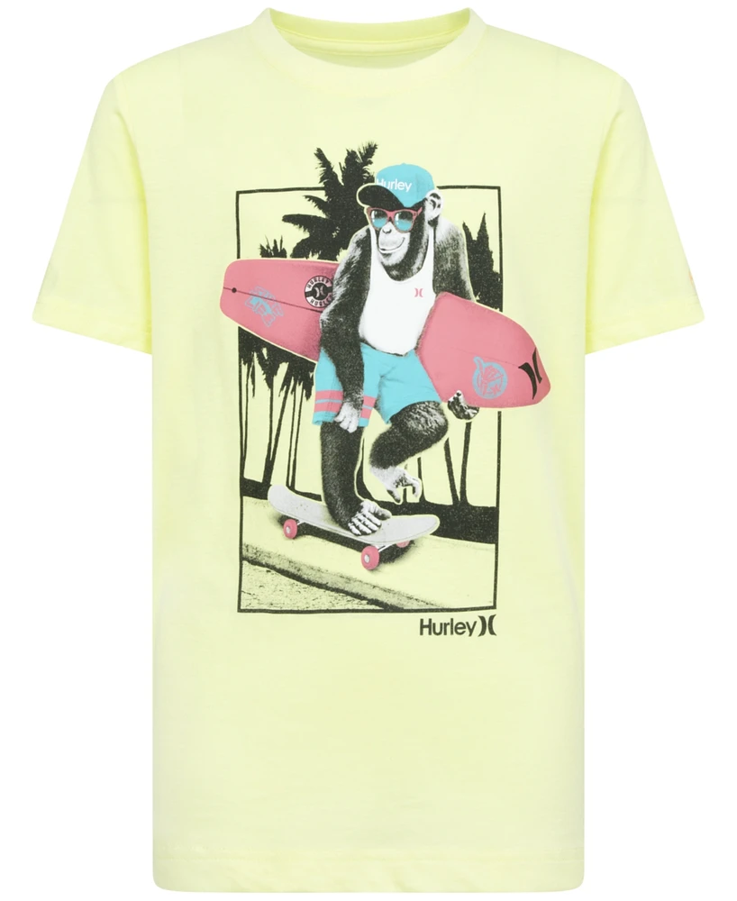 Hurley Big Boys Monkey See Graphic Short-Sleeve T-Shirt