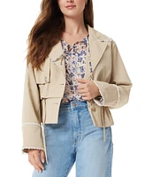 Sam Edelman Women's Gina Convertible Lace-Trim Trench