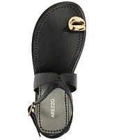 Arezzo Women's Kendall Round Toe Flat Sandals