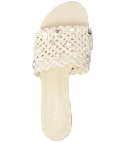 Arezzo Women's Briella Round Toe Flat Sandals