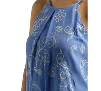 Bcx Juniors' Embroidered Sleeveless Top