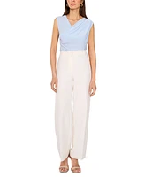 Vince Camuto Women's Draped Crossover Neck Top