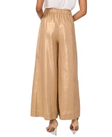 Vince Camuto Women's Shimmer Pull-On Wide-Leg Pants