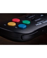 8Bitdo Neogeo Wireless Controller for Windows, Android, and Neogeo mini - Officially Licensed by Snk - Black Edition