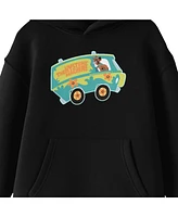 Scooby Doo Boys The Mystery Machine Youth Black Graphic Hoodie-Medium