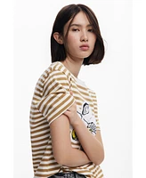 Desigual Women's Striped print T-shirt
