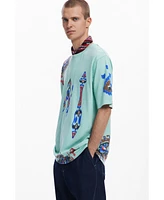 Desigual Men's Tribal print T-shirt