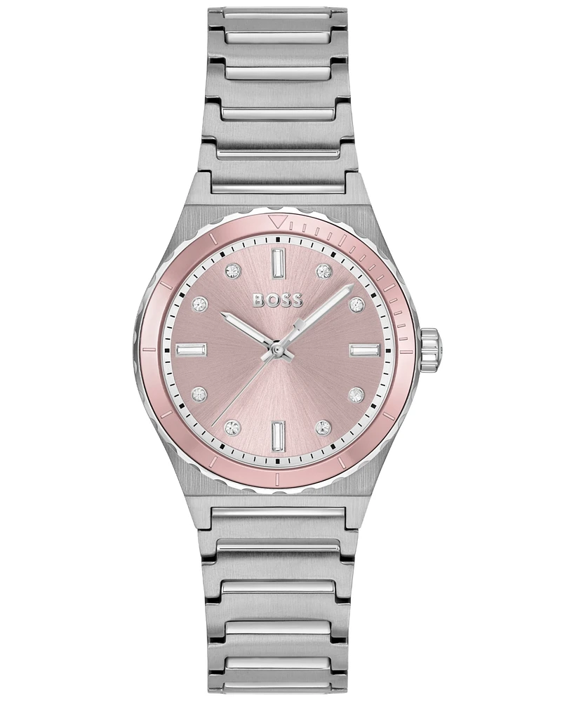 Hugo Boss Women's Candor Sport Quartz Stainless-Steel Watch, 32mm