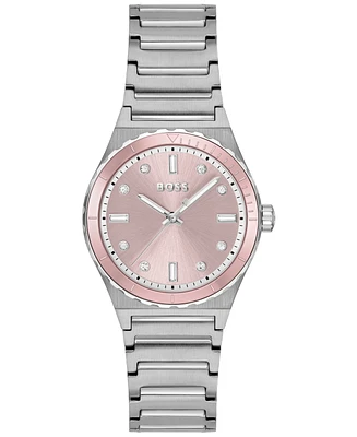 Hugo Boss Women's Candor Sport Quartz Stainless-Steel Watch, 32mm