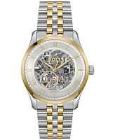 Hugo Boss Men's Principle Skeleton Mech-Automatic Two-Tone Stainless-Steel Watch, 41mm