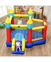 Kid's Inflatable Bouncer with Jumping Area and 480W Blower