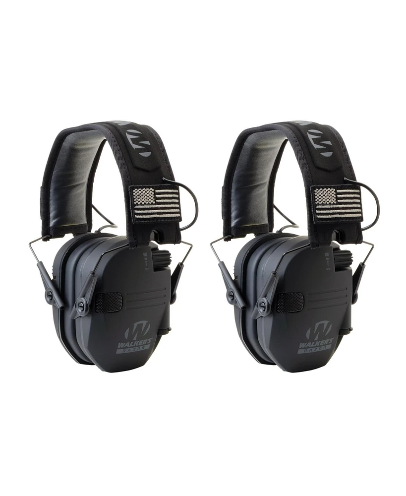 Walker's Razor Slim Electronic Shooting Muffs -Pack