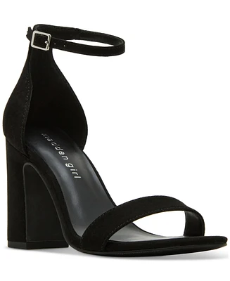 Madden Girl Sasha Two-Piece Block-Heel Dress Sandals