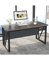 Tribesigns 55 inches Simple Computer Desk,Modern Home Office Desk Writing Table for Workstation