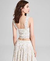 And Now This Women's Sleeveless Eyelet Tank Top, Exclusively at Macy's