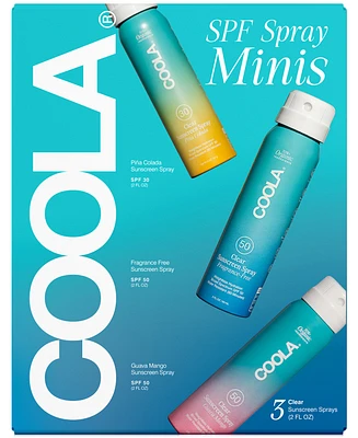 Coola 3-Pc. Spf Spray Minis Set