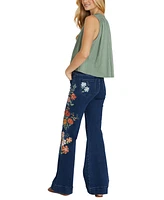 Driftwood Women's Fallon Flared Jeans X Pressed Flowers