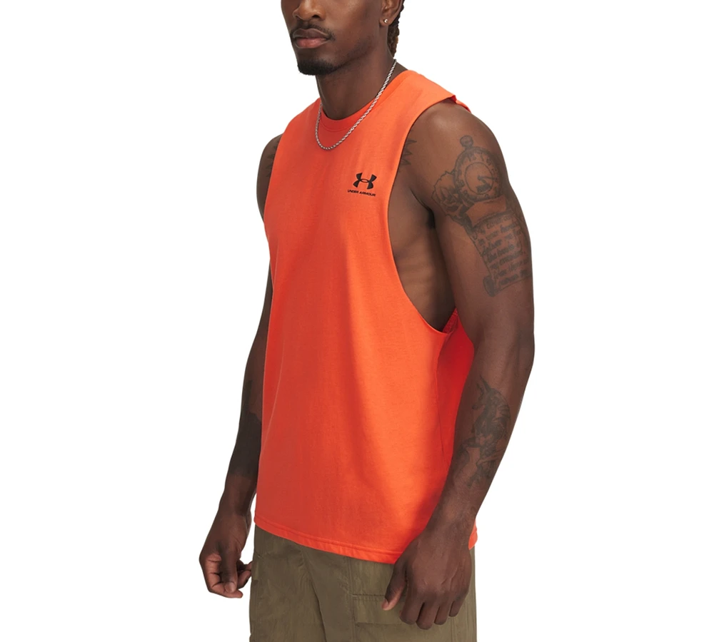 Under Armour Men's Sportstyle Left Chest Cut-Off T-Shirt