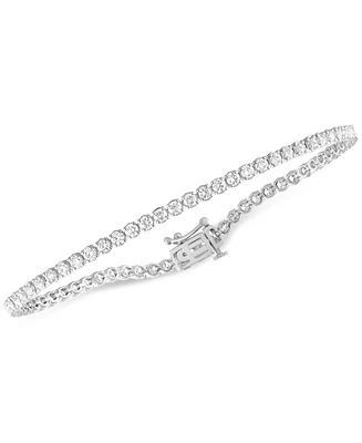 Forever Grown Diamonds Lab-Grown Diamond Bracelet (3 ct. t.w.) in Sterling Silver