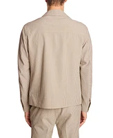 Paisley & Gray Men's Slim Fit Long Sleeve Seersucker Button-Front Jacket