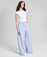 And Now This Women's Boxer Wide-Leg Pants, Exclusively at Macy's