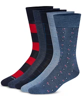 Tommy Hilfiger Men's 5-Pk. Rugby Crew Socks