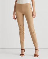 Lauren Ralph Twill Cropped Skinny Pant