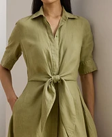 Lauren Ralph Lauren Women's 100% Linen Shirtdress