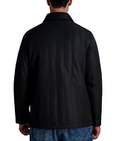 Karl Lagerfeld Men's Channel Quilted Button-Front Field Jacket