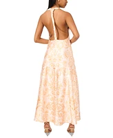 Parker Women's The Nia Printed Halter Maxi Dress